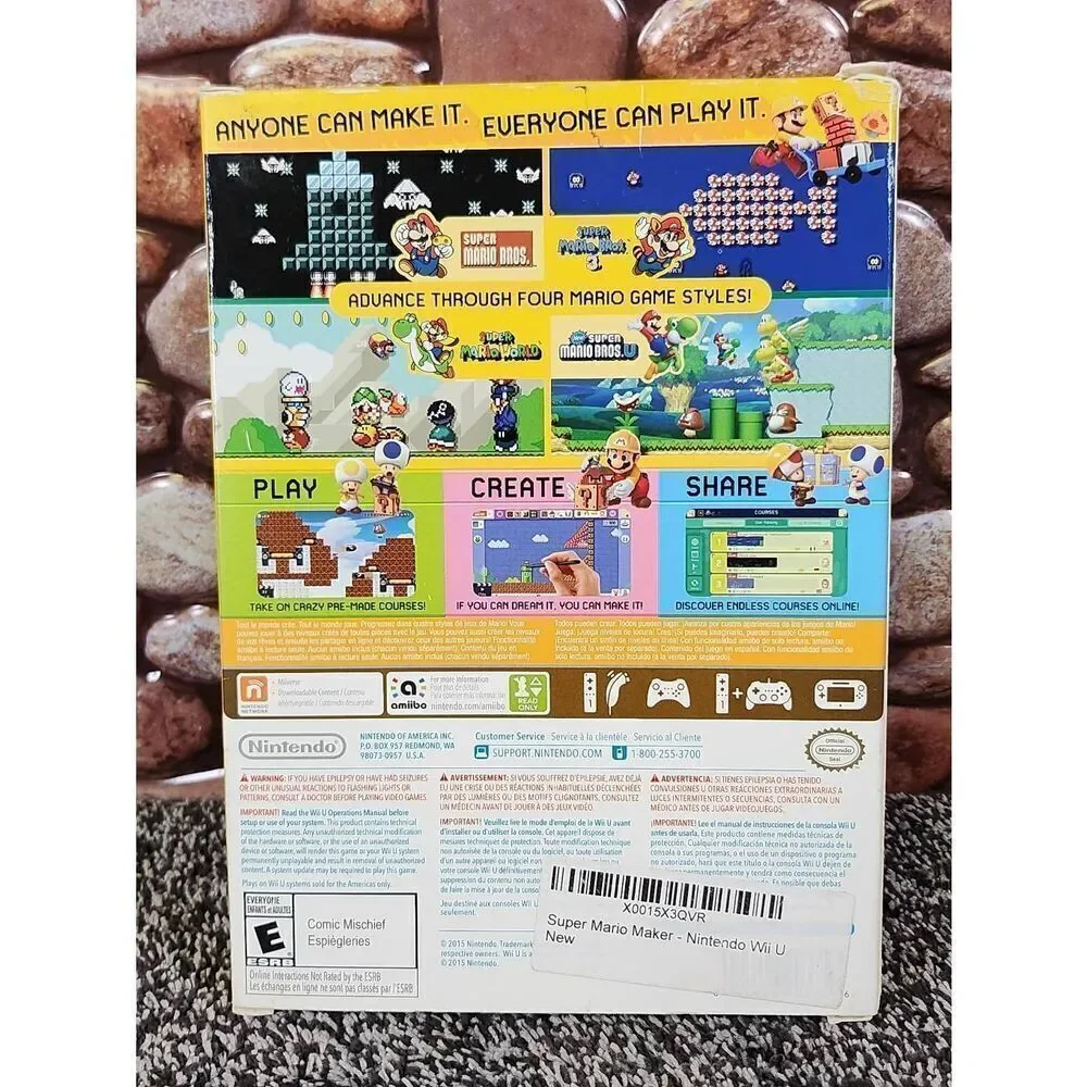 Wii U Super Mario Maker- New in Box